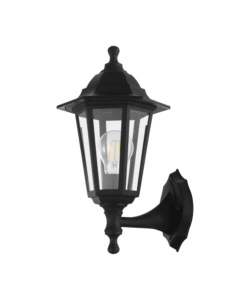 APPLIQUE DA ESTERNO EGLO "DUANERA" NERO 28W