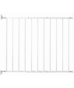 CANCELLETTO DI SICUREZZA PER BAMBINI ARMONIA "BIMBI SMART" IN METALLO VERNICIATO COLORE BIANCO 59X76 CM