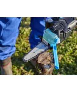 KIT VALIGETTA POTATORE A CATENA A BATTERIA CAMPAGNOLA "T-REX" BARRA 10 CM 2 BATTERIE 21,6V 2,5AH E 4,2AH, CARICABATTERIE TRIPLA USCITA, KIT ATTREZZI E COPRI-BARRA