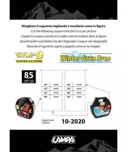 CATENE DA NEVE AUTOVETTURE WX-9 - WINTER GRAN PREE 8.5 WINTER GRAN PREE  GP02063
