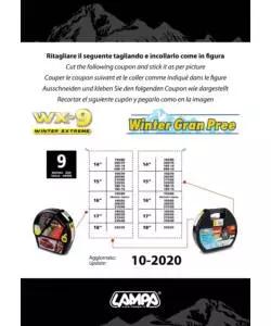 CATENE DA NEVE AUTOVETTURE WX-9 - WINTER GRAN PREE 9 WINTER GRAN PREE  GP02064