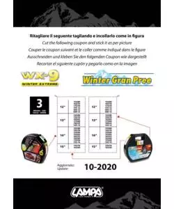 CATENE DA NEVE AUTOVETTURE WX-9 - WINTER GRAN PREE 3 WINTER GRAN PREE  GP02052