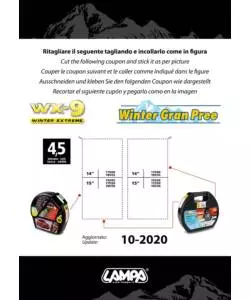 CATENE DA NEVE AUTOVETTURE WX-9 - WINTER GRAN PREE 4.5 WINTER GRAN PREE  GP02055