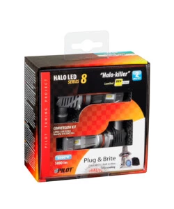 LAMPADE LED PER AUTO 9-32V HALO LED SERIE 8 HALO KILLER - (H10-HB3 9005) - 25W - P20D - 2 PZ  - SCATOLA  57773
