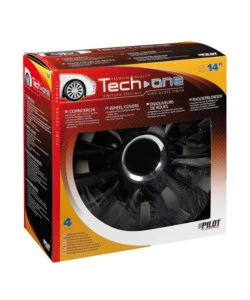 COPRICERCHI PER AUTO "AVALONE" PRO BLACK - Ø 14"  31526