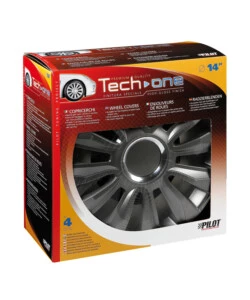 COPRICERCHI PER AUTO "AVALONE" PRO DARK - Ø 14"  31531