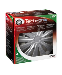 COPRICERCHI PER AUTO "MULTI SILVER" - Ø 13" PILOT  31635
