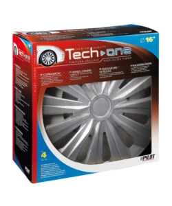COPRICERCHI PER AUTO "MULTI SILVER" - Ø 16" PILOT  31638