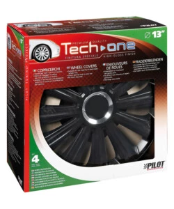 COPRICERCHI PER AUTO TREND BLACK - Ø 13" PILOT  31580
