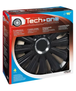 COPRICERCHI PER AUTO TREND BLACK - Ø 16" PILOT  31583