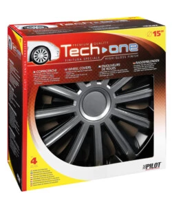 COPRICERCHI PER AUTO TREND BICOLOUR - Ø 15" PILOT  31572