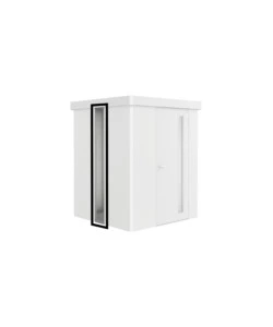 BIOHORT ELEMENTO IN VETRO ACRILICO PER CASETTA ATTREZZI NEO ARGENTO METALLIZZATO