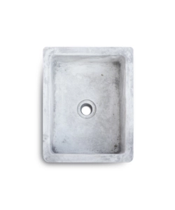 LAVELLO "LINOSA" ANTICATO COLORE GRIGIO - 40X50X20 CM