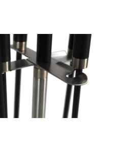 SET 4 ACCESSORI PER CAMINETTO, STUFA A LEGNA E BARBECUE, COMPLETO DI 4 PEZZI CON PALETTA, SCOPA, PINZA E SMUOVI BRACE