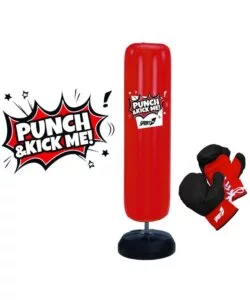 SACCO DA BOXE PUGILATO PER BAMBINI GONFIABILE PUNCH BAG DA 150 CM