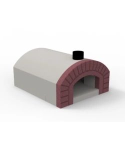 FORNO PIZZA A LEGNA LINEA VZ "SORRENTO" IN REFRATTARIO 5 PIZZE
