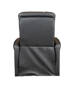 POLTRONA MASSAGGIANTE BELLAHOME "SIENA" CON RECLINER ELETTRICO IN ECOPELLE NERO 75X93X105 CM