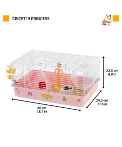 GABBIA PER CRICETI "PRINCESS", 46X29,5X23 CM  - FERPLAST