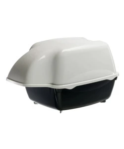 LETTIERA TOILETTE GATTO PER ESTERNO CHIUSA FERPLAST "COSMIC OUTDOOR" GRIGIO E NERO 43,5X73,5X41 CM