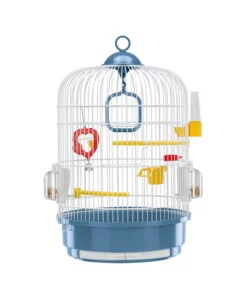 GABBIA PER UCCELLI "REGINA" BLU, 32.5XH49 CM - FERPLAST