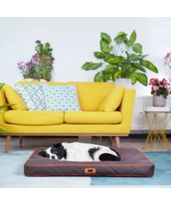 CUSCINO "POLO 110" MARRONE, 110X70X8 CM - FERPLAST