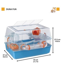 GABBIA PER CRICETI "DUNA FUN" 55X47X37,5 CM - FERPLAST