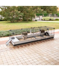 GABBIA PER CONIGLI "KROLIK 200" IN KIT DI MONTAGGIO, 205X60X50 - FERPLAST