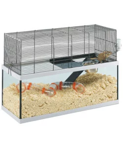 GABBIA PER GERBILLI E CRICETI "GABRY 80", 79X30,5X51 CM - FERPLAST
