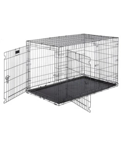 BOX PIEGHEVOLE PER CANI "DOG-INN 120" NERO, 123X76X81 CM