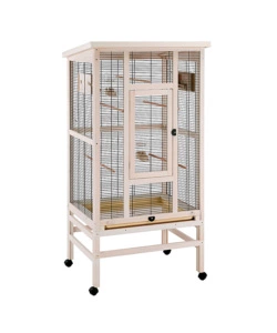 VOLIERA PER UCCELLI "WILMA" IN LEGNO, 83X67X158.5 CM - FERPLAST