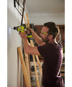TRAPANO TASSELLATORE A BATTERIA RYOBI "R18SDS-0" 3+1 FUNZIONI 18V, SOLO CORPO MACCHINA