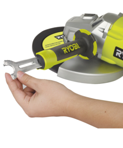 SMERIGLIATRICE ANGOLARE ELETTRICA RYOBI "EAG2000RS" 2000 W 230 MM