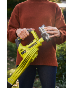 SOFFIATORE A BATTERIA RYOBI "OBL1820S" 18V, SOLO CORPO MACCHINA