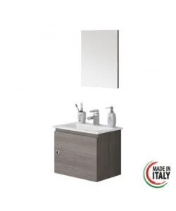 MOBILE BAGNO "PETIT" ROVERE SCURO, 50X36X42 CM