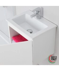 MOBILE BAGNO "PETIT" BIANCO, 50X36X42 CM