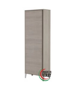 ARMADIO PORTASCOPE ROVERE CHIARO, 60X35X183CM