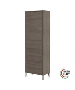 ARMADIO PORTASCOPE ROVERE SCURO, 60X35X183CM