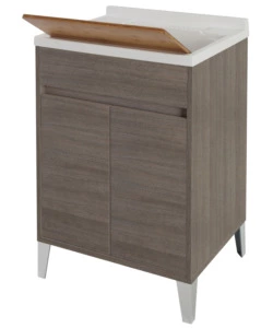 LAVATOIO ROVERE SCURO 2 ANTE, 60X84X50 CM