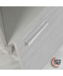 LAVATOIO "SLIM" ROVERE GRIGIO, 45X50X83 CM