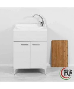 LAVATOIO STELLA BIANCO, 60X50X83CM