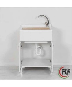 LAVATOIO STELLA BIANCO, 60X50X83CM