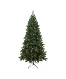 ALBERO DI NATALE "STELLA" CON 250 LUCI A LED INTEGRATE BIANCO CALDO, 180 CM