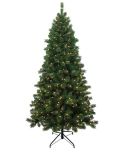 ALBERO DI NATALE "STELLA" CON 250 LUCI A LED INTEGRATE BIANCO CALDO, 180 CM