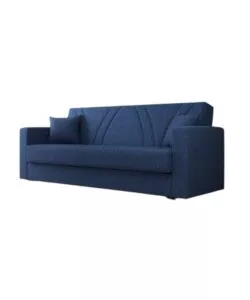 DIVANO LETTO "IBIZA" 3 POSTI TESSUTO BLUE JEANS, 214X81X89 CM
