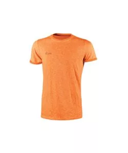T-SHIRT FLUO ORANGE FLUO U-POWER - TAGLIA L