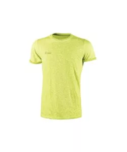 T-SHIRT FLUO YELLOW FLUO U-POWER - TAGLIA 2XL