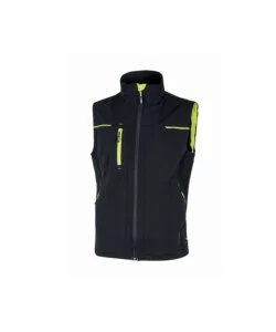 GILET DA LAVORO SATURN BLACK CARBON U-POWER - TAGLIA XL
