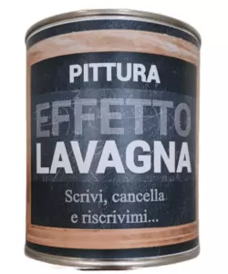 PITTURA ALL'ACQUA EFFETTO LAVAGNA, 500 ML