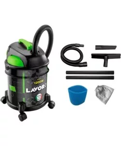 ASPIRATORE SOLIDI E LIQUIDI ELETTRICO LAVOR "RUDY 1200S" 1200W 20 LT 35 L/S