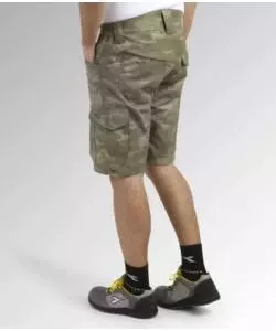 DIADORA BERMUDA DA LAVOROPOLY CAMO GRIGIO CAMOUFLAGE, TG L